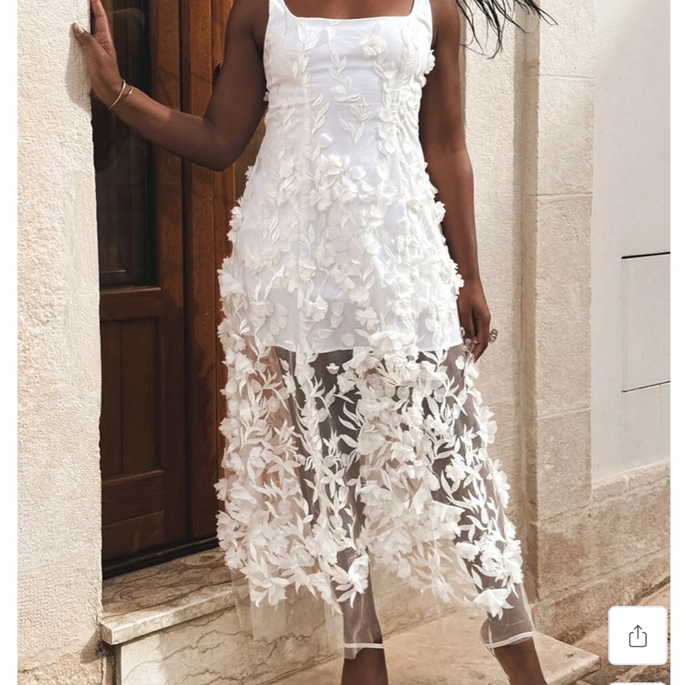 Stephanie Dress 3D Floral